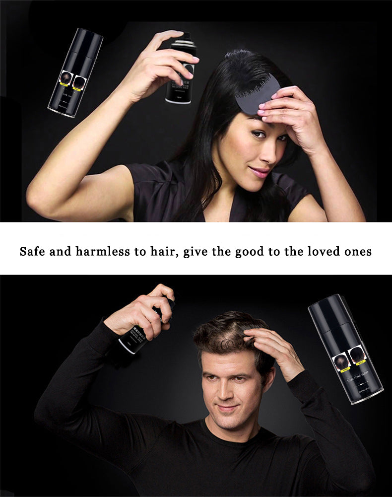 Disposable coloring dense hair spray hair spray