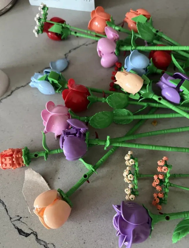 Flower Bouquet Assembly Toys