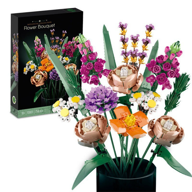Flower Bouquet Assembly Toys
