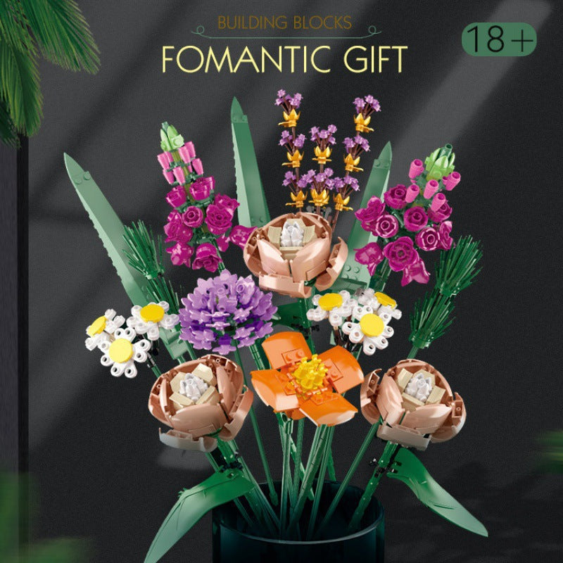 Flower Bouquet Assembly Toys