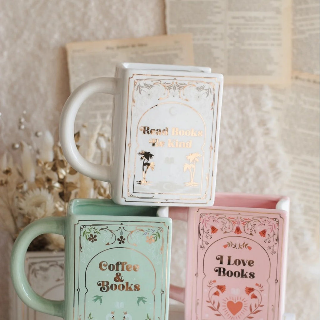 Book-Shaped Ceramic Mug