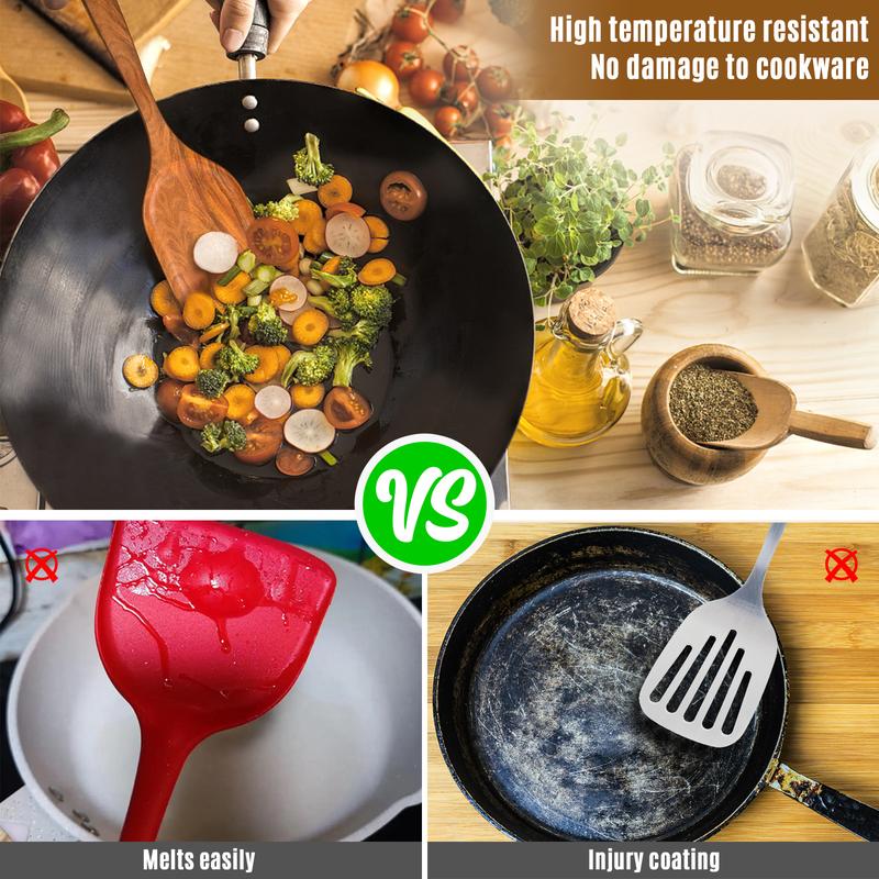 Teak Household Set Cooking Spatula Spoon