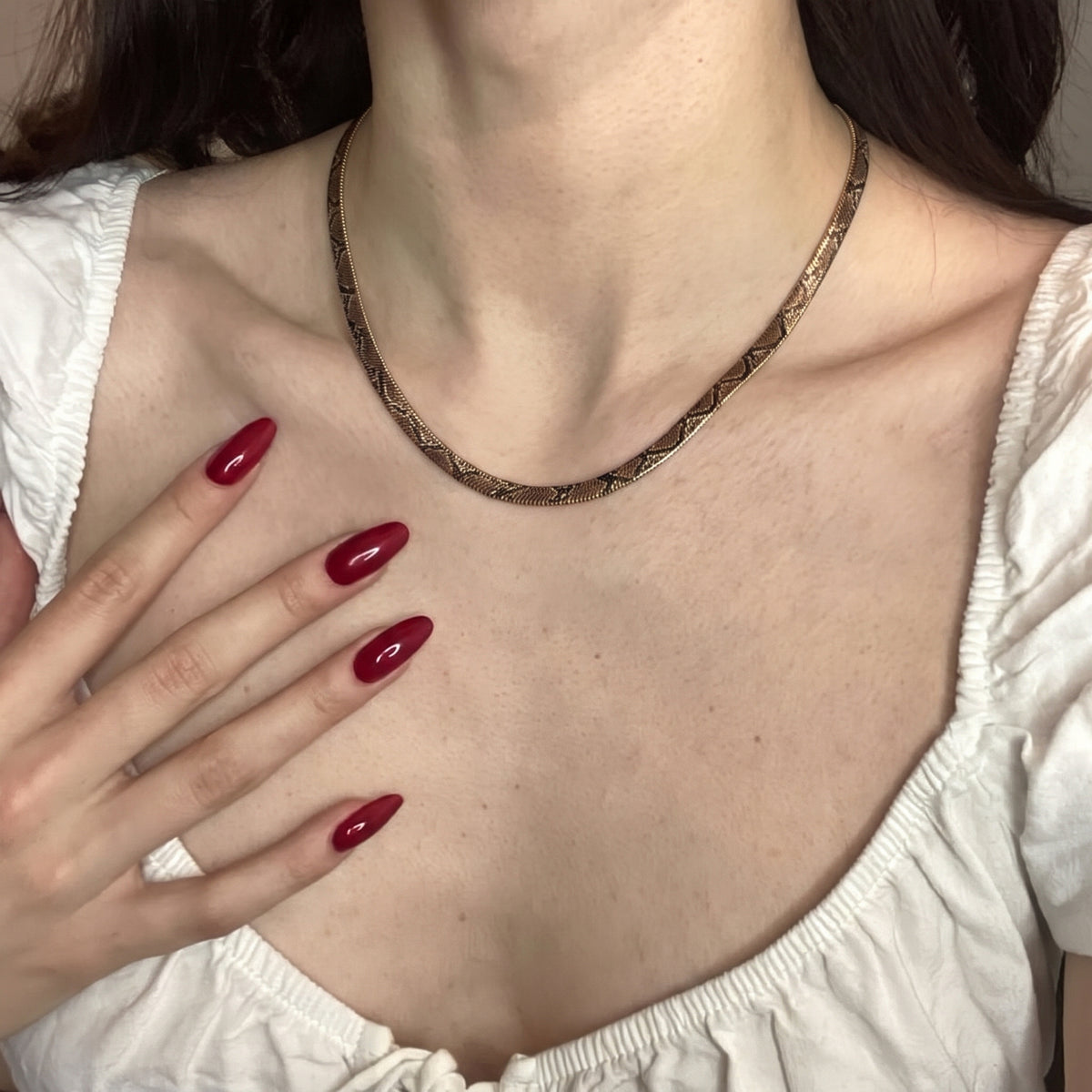 Snake Pattern Necklace