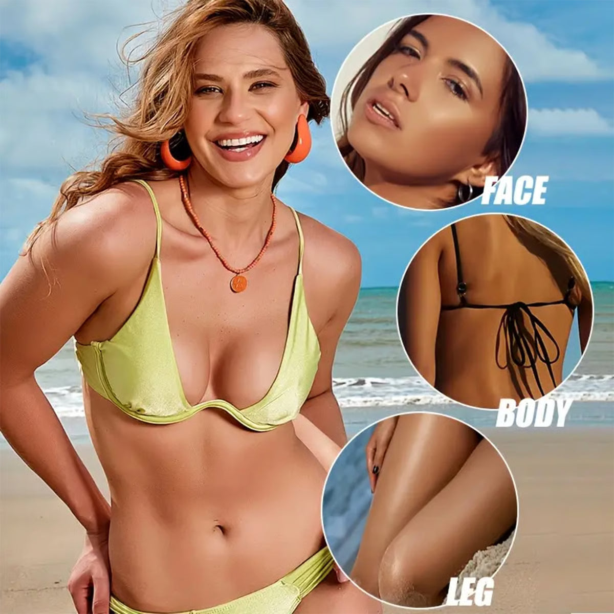 🌞 Achieve Flawless, Sun-Free Radiance ✨ Self-Tanning Lotion
