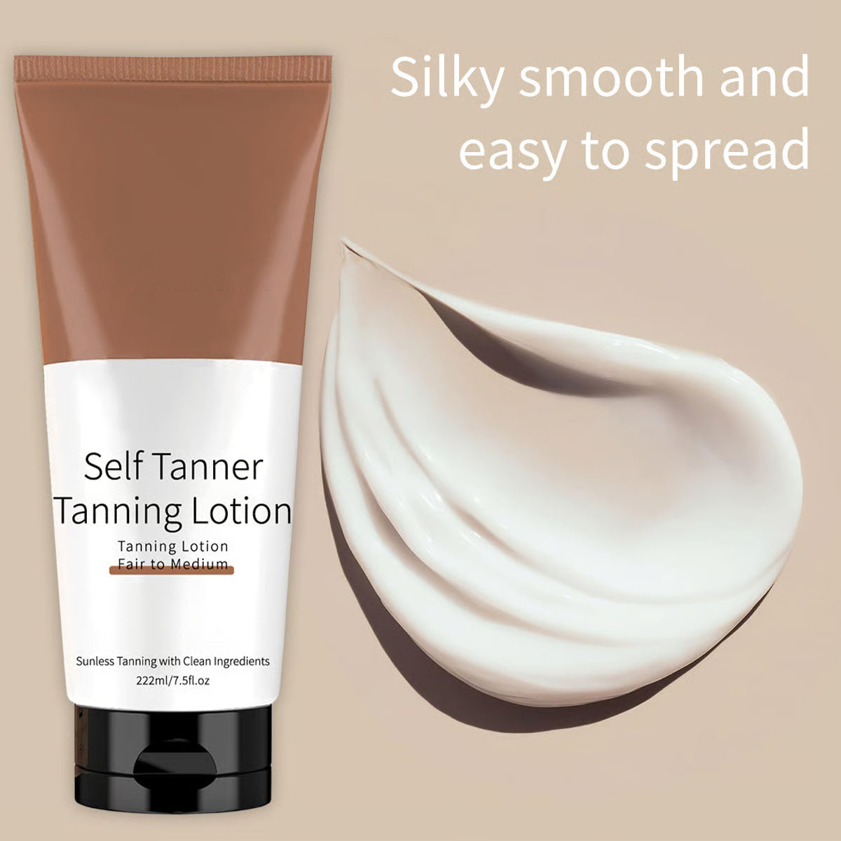 🌞 Achieve Flawless, Sun-Free Radiance ✨ Self-Tanning Lotion