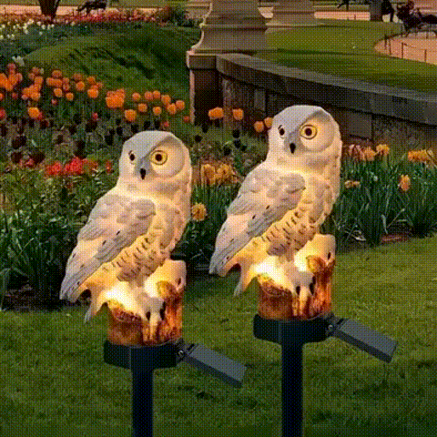 Waterproof Solar Owl Light