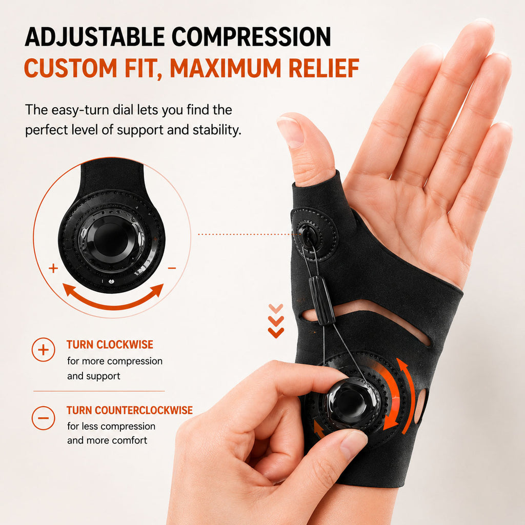Rotatable Thumb and Wrist Brace
