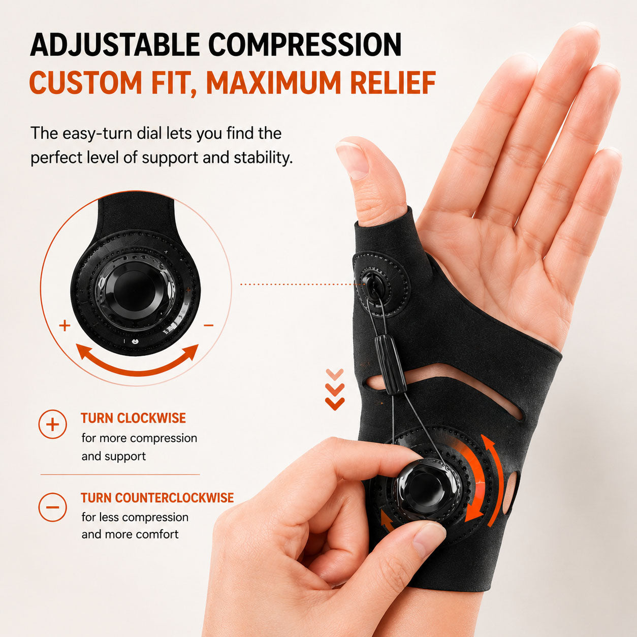 Rotatable Thumb and Wrist Brace