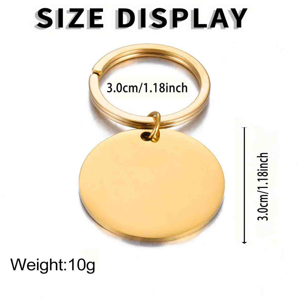 Metal Pendant Pet Engraving Keychain