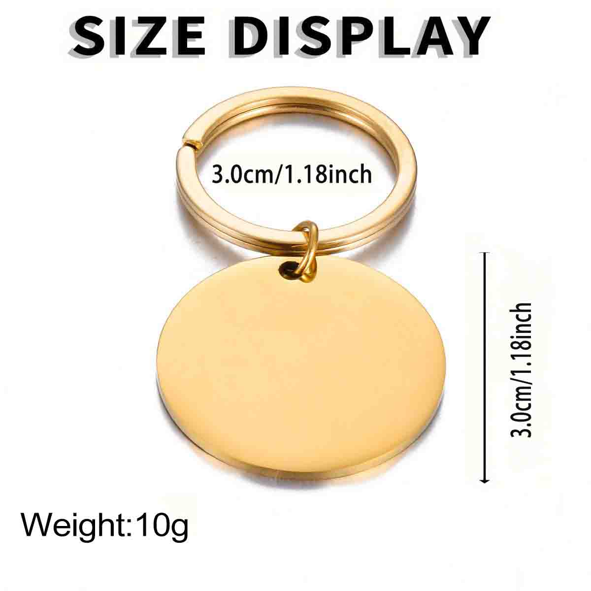 Metal Pendant Pet Engraving Keychain