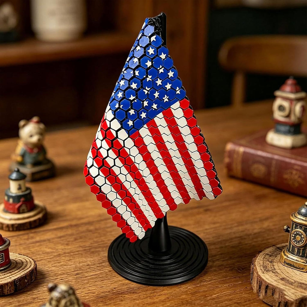 3D-Printed Flag Desktop Ornament