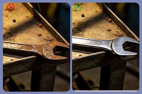 Powerful Rust Remover for Metal and Stainless Steel