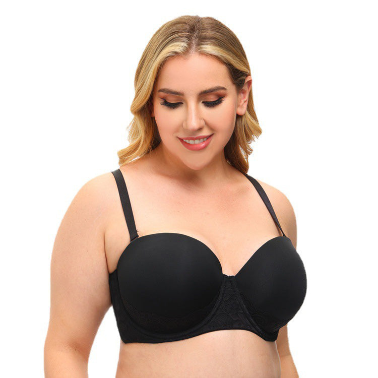 Strapless Dress Half Cup Lace Bra