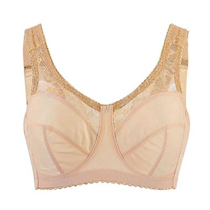 Sheer Lace Wide Strap Bra
