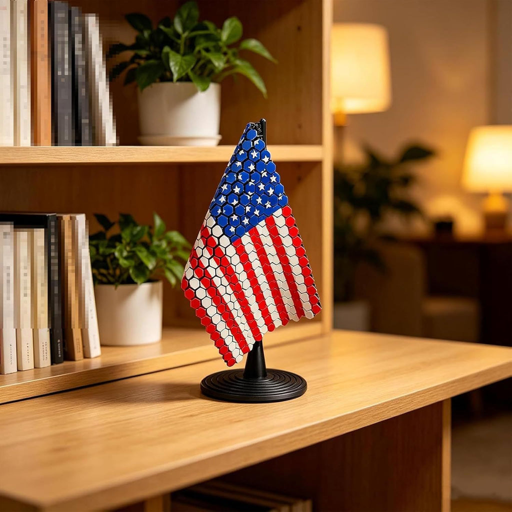 3D-Printed Flag Desktop Ornament