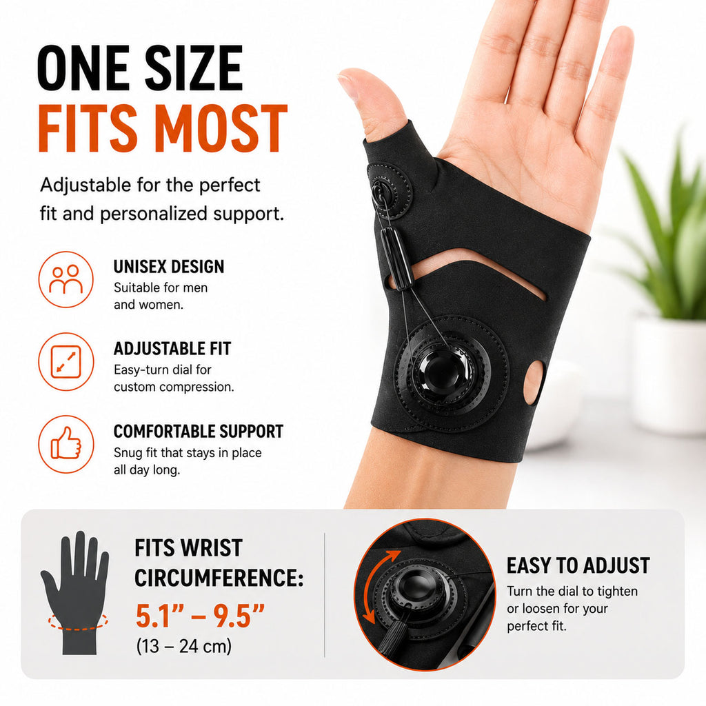 Rotatable Thumb and Wrist Brace