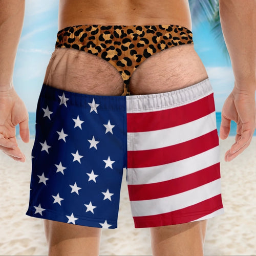 Fun Men's Beach Swim Trunks