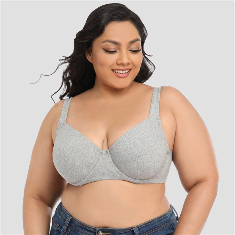 Premium Cotton Wide Strap Bra