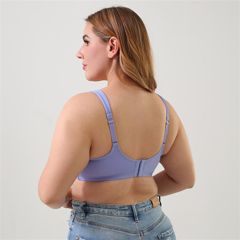 Solid Color Unwired Full Cup Bra
