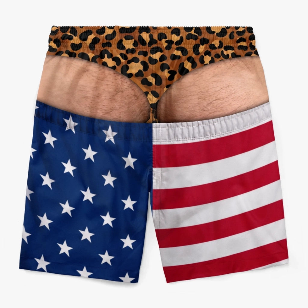 Fun Men's Beach Swim Trunks