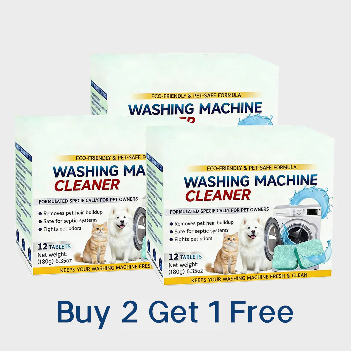Eco-Friendly Washing Machine Cleaner: Eliminates Pet Odors