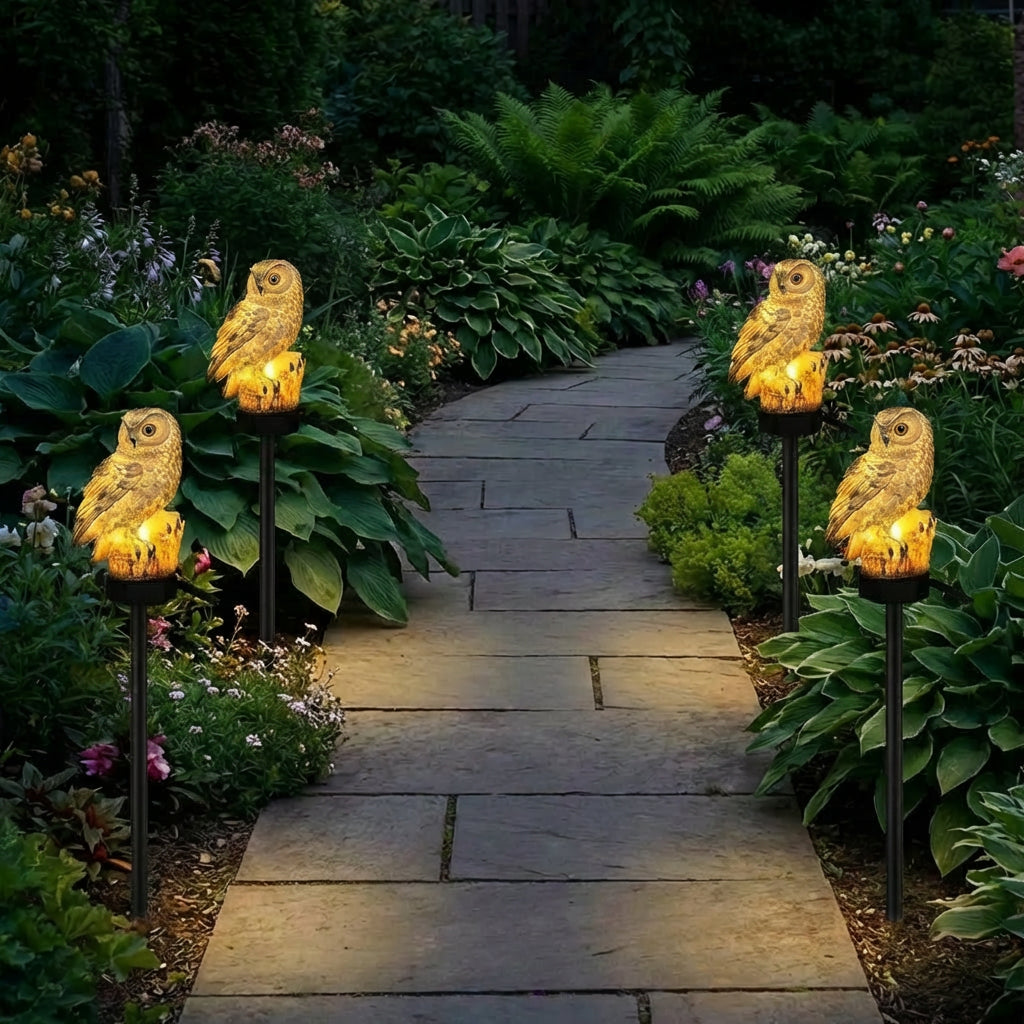 Waterproof Solar Owl Light