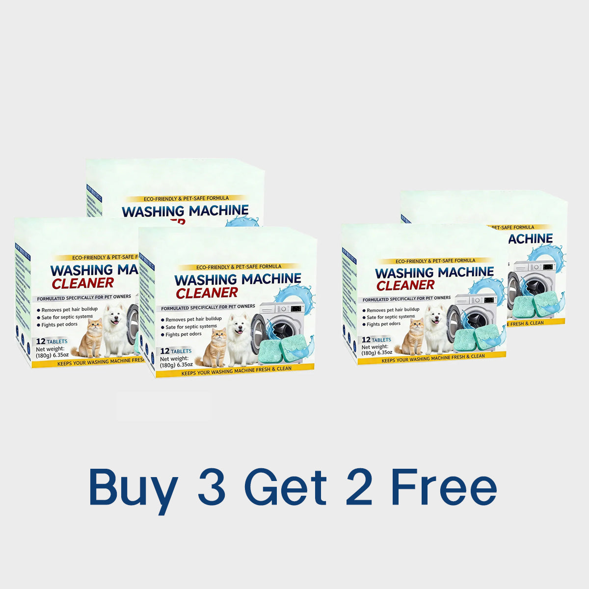 Eco-Friendly Washing Machine Cleaner: Eliminates Pet Odors