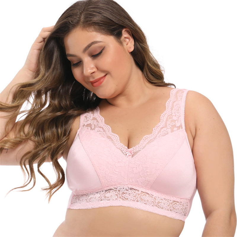 Lace-trimmed Tank Top Bra