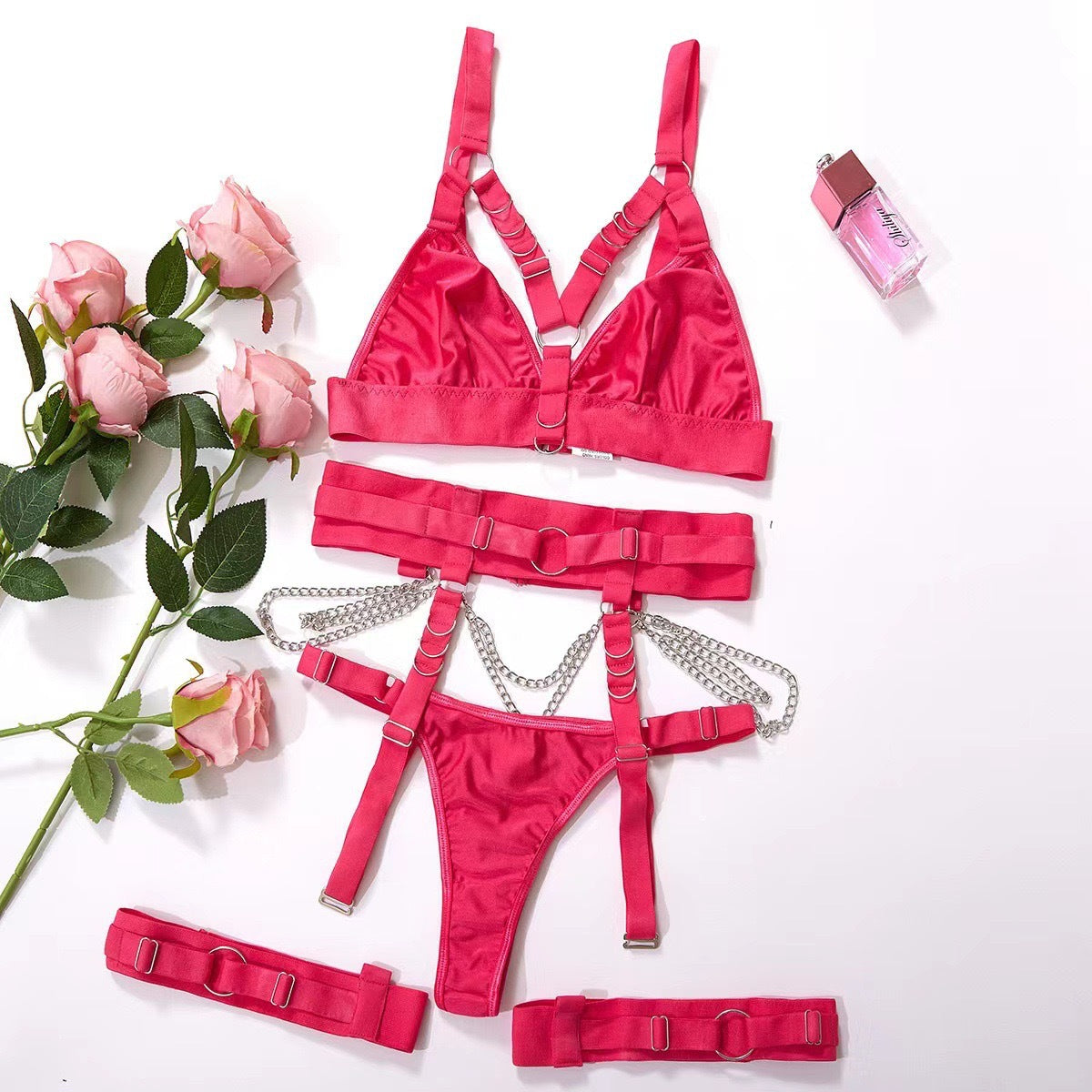 Leg Ring Waist Harness Lingerie Outfit