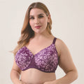 Purple Print Ultra Thin Bra