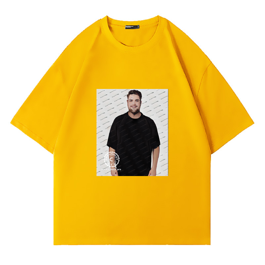 Cotton T-Shirt Massive Dropped Shoulder Tailored Clothing