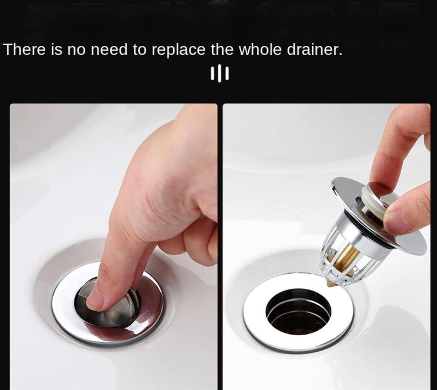 Bathroom sink leak plug