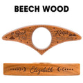 Portable wooden thumb clamp book press