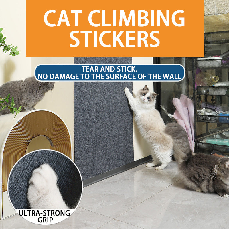 Scratch Resistant Cat Climbing Mat - Any Cut