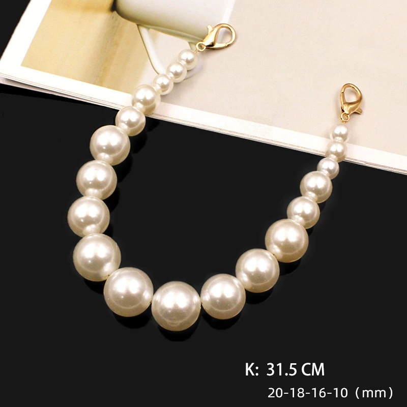 Pearl Chain Strap 8MM Handmade Bag Strap Accessories