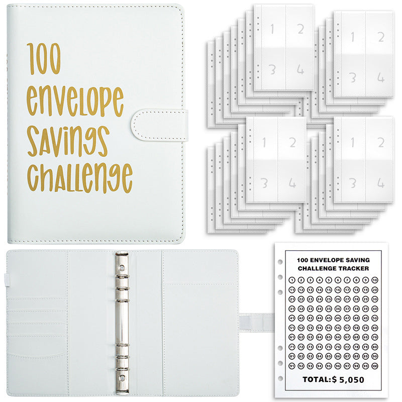 100 Envelope Savings Challenge -- Notebook