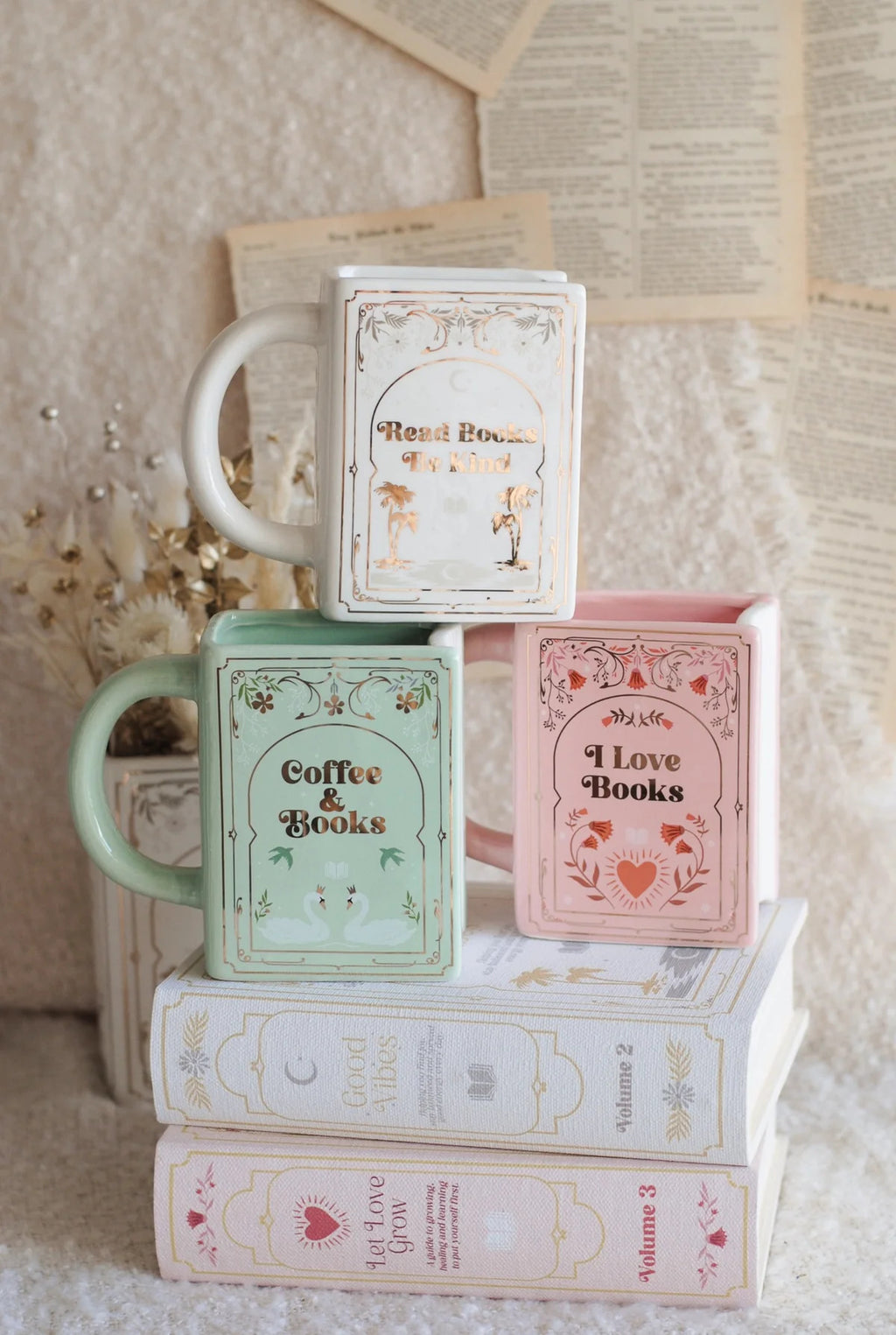 Book-Shaped Ceramic Mug