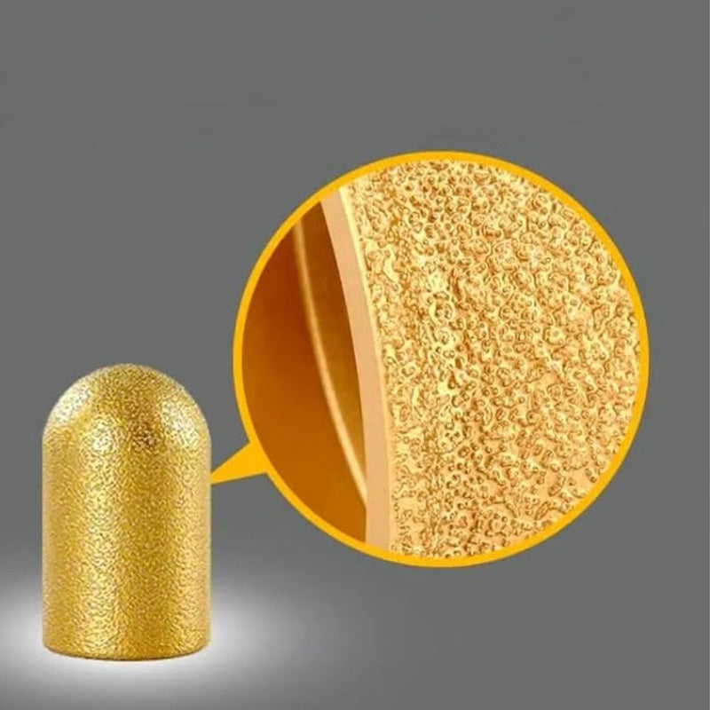 Vacuum brazed circular grinding head abrasive