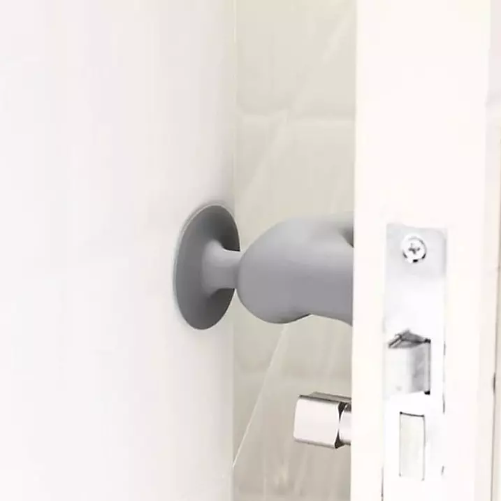 Anti-bump thickened silicone simple door handle