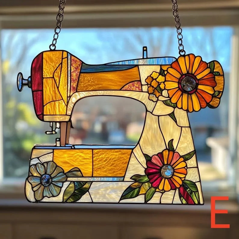🔥🔥2025 Mother's Day Gift--Cute Sewing Machine Suncatcher Decoration