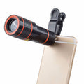 Universal 12x Mobile Phone Telephoto Telescope Head HD