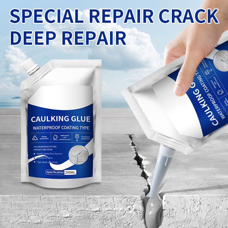 Waterproof Crack Repair Sealant – Seal Roof & Wall Cracks🧱, Durable & Leak-Resistant🔒