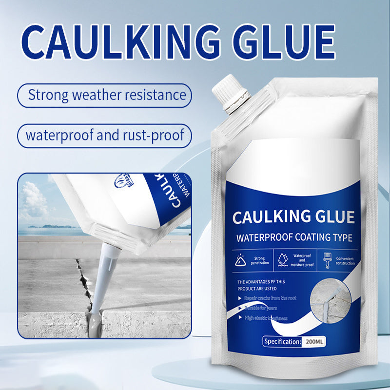 Waterproof Crack Repair Sealant – Seal Roof & Wall Cracks🧱, Durable & Leak-Resistant🔒