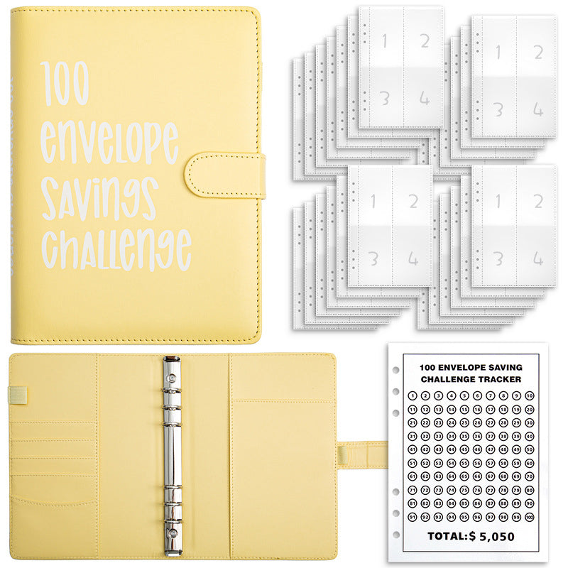 100 Envelope Savings Challenge -- Notebook