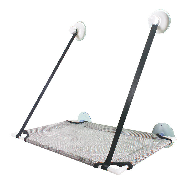 Cat window perching seat, suction cup cat window hammock