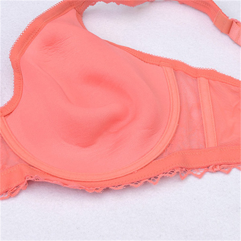 Solid Push Up Plus Size Bra