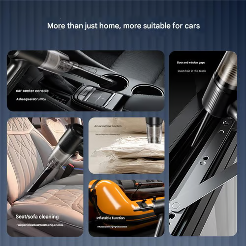 🔥 Wireless handheld car vacuum cleaner
