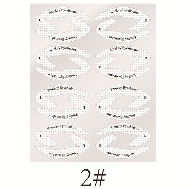 New Eyeshadow/Eyeliner Makeup Template Stickers