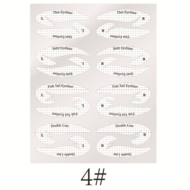 New Eyeshadow/Eyeliner Makeup Template Stickers