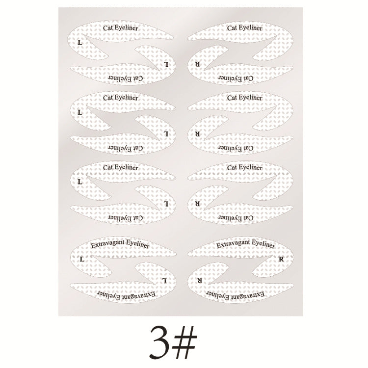 New Eyeshadow/Eyeliner Makeup Template Stickers